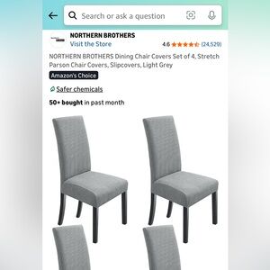 Chair covers- selling 6